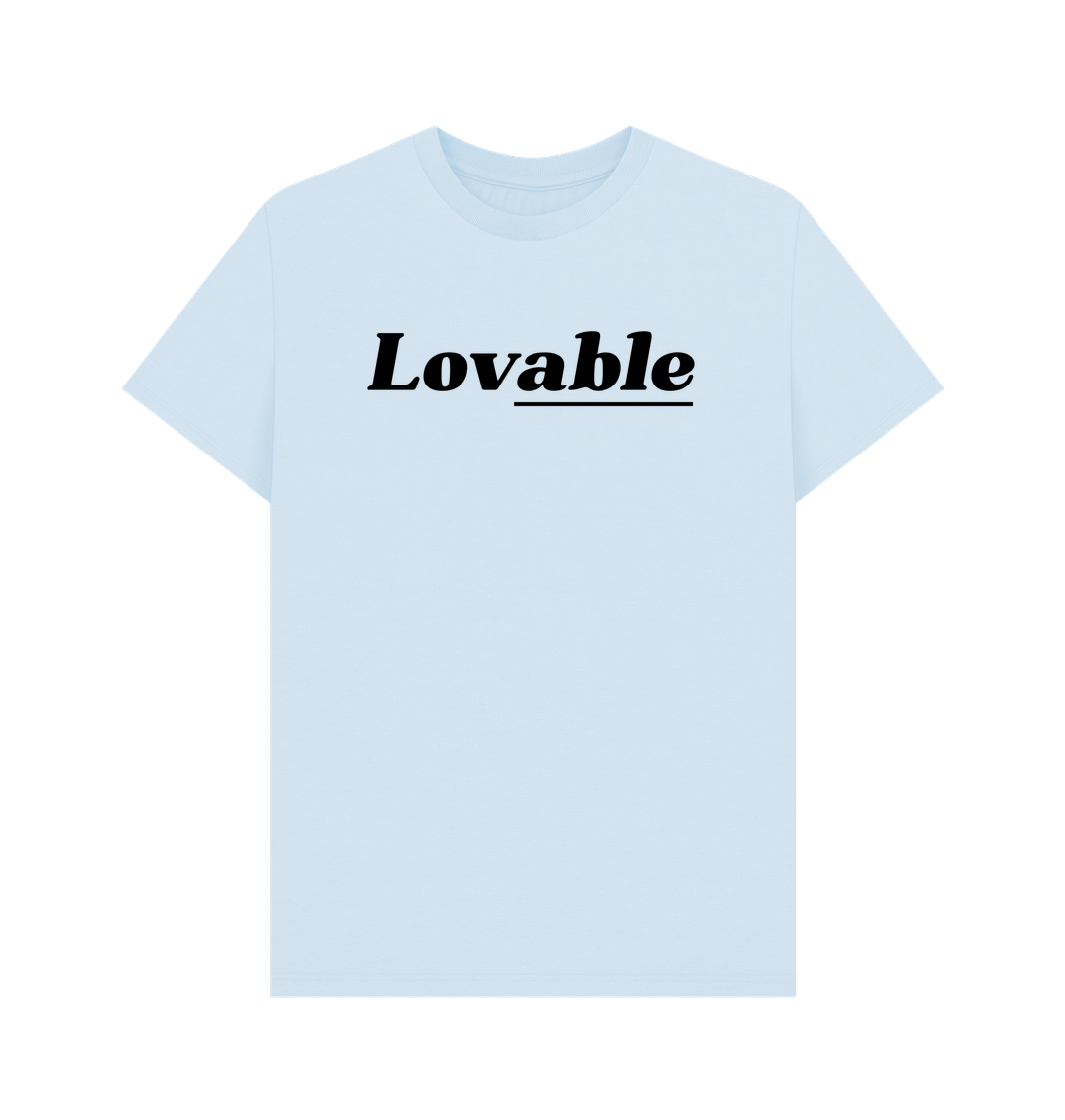 Sky Blue Printed T-shirt