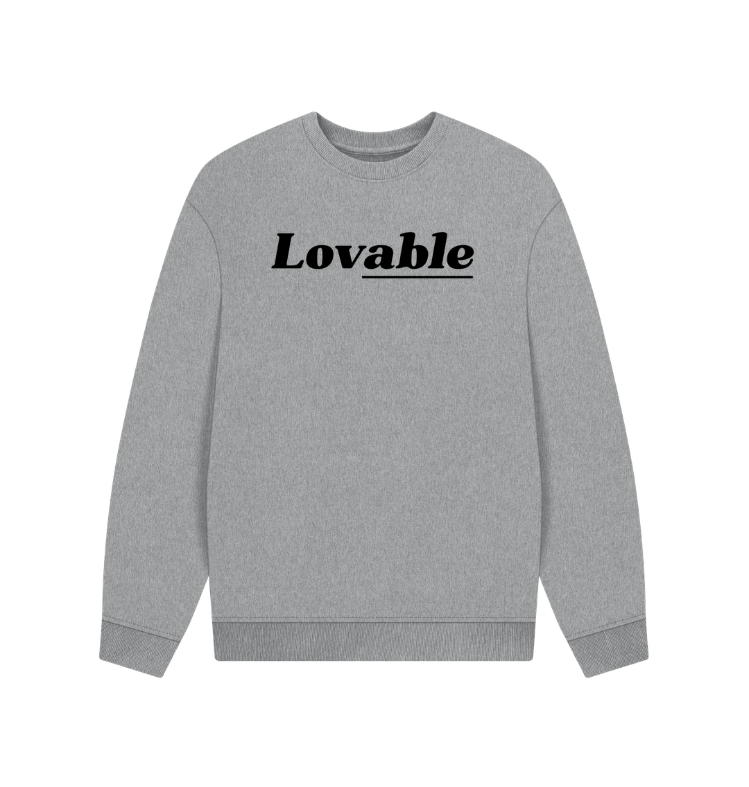 Athletic Grey Printed Sweater
