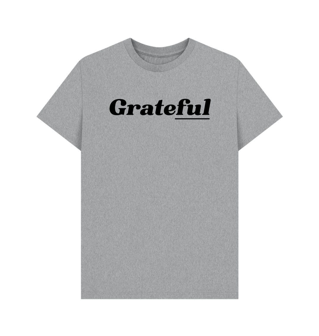 Athletic Grey Printed T-shirt