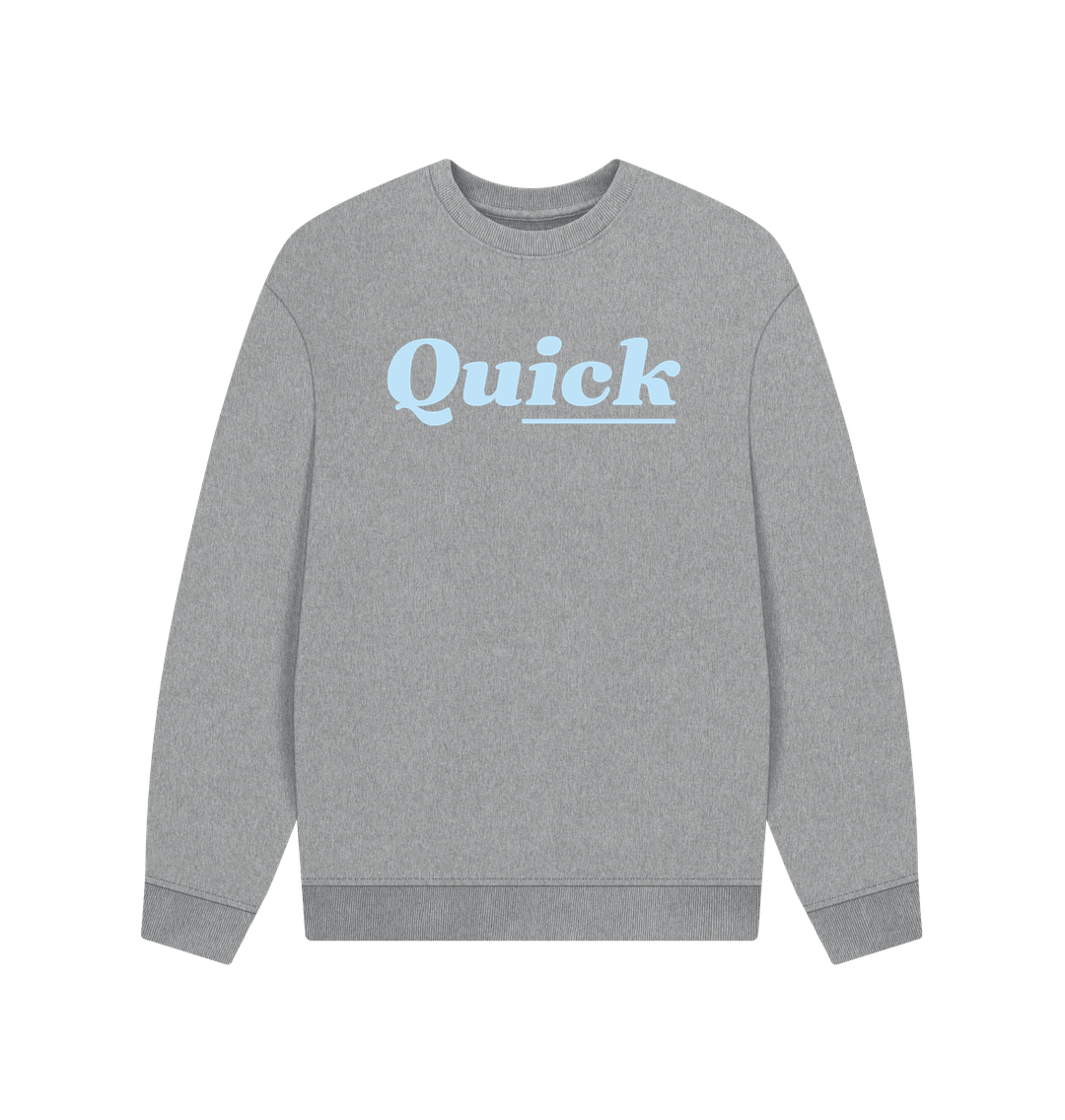 Athletic Grey Printed Sweater