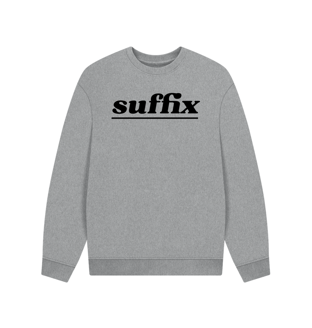 Athletic Grey Black Logo Sweat