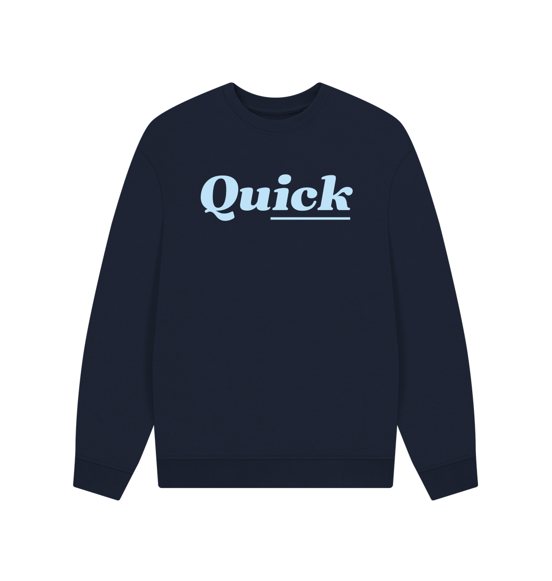 Navy Blue Printed Sweater