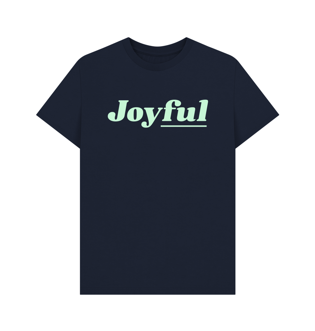 Navy Blue Printed T-shirt