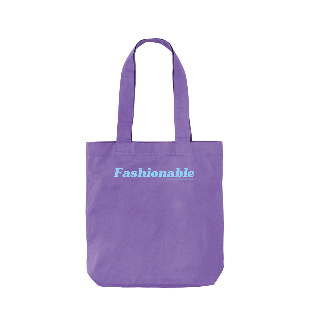 Violet Printed Bag