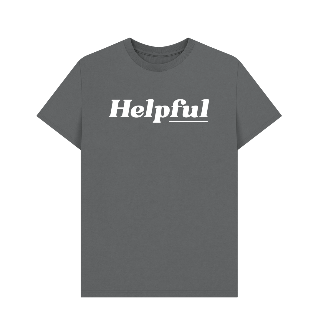Slate Grey Printed T-shirt