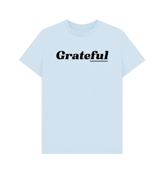 Sky Blue Grateful Tee