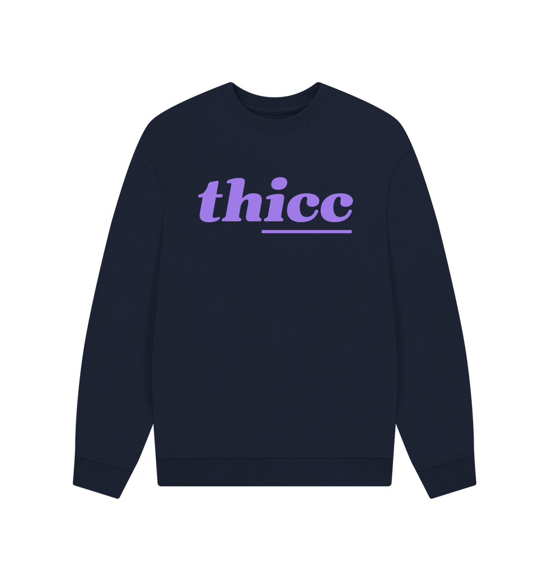 Navy Blue thicc Sweat