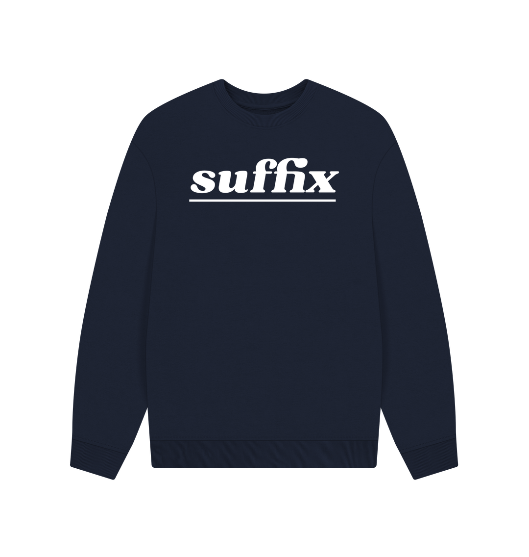 Navy Blue Printed Sweater