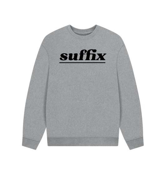 Athletic Grey Black Logo Sweat
