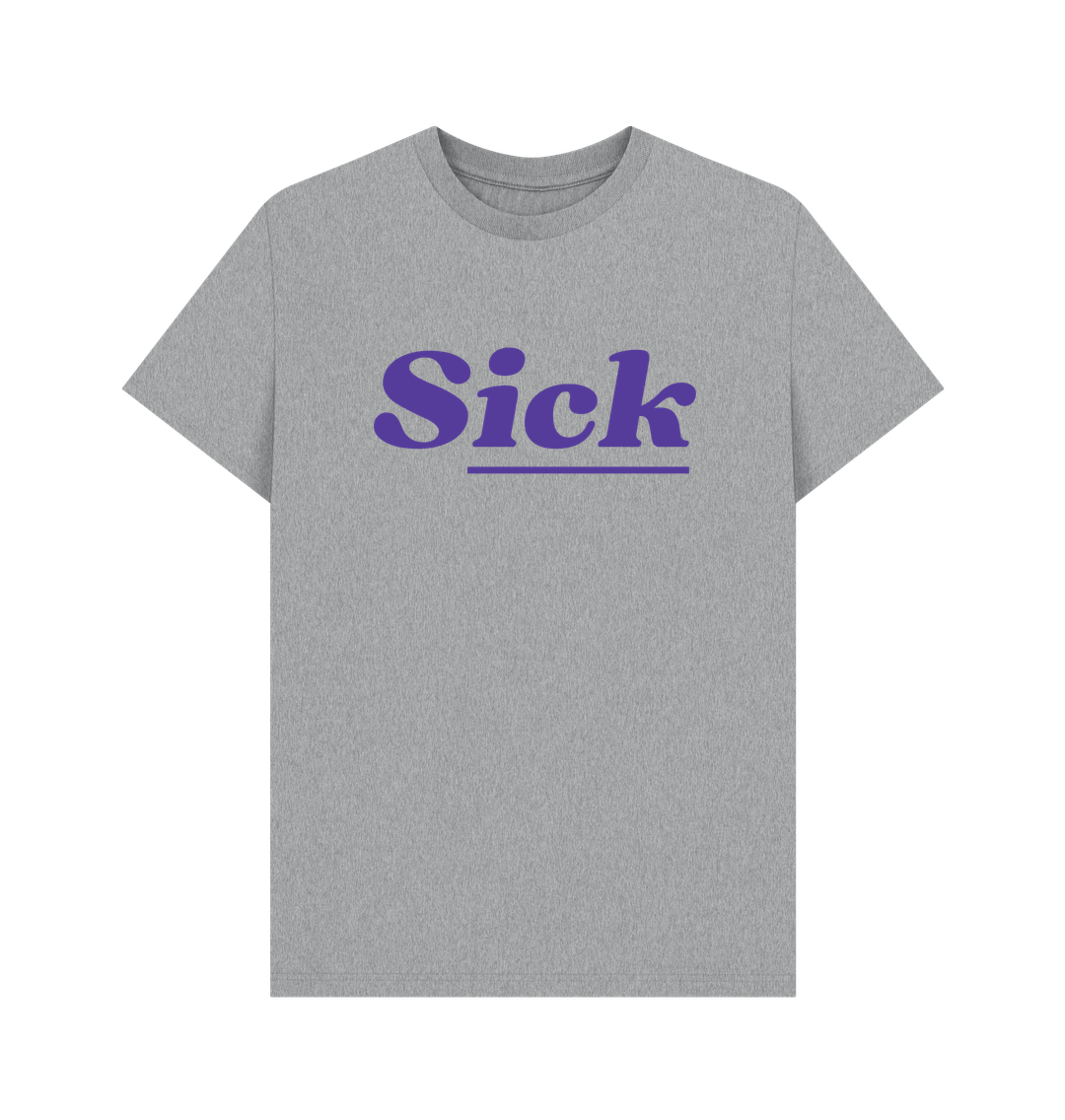 Athletic Grey Printed T-shirt