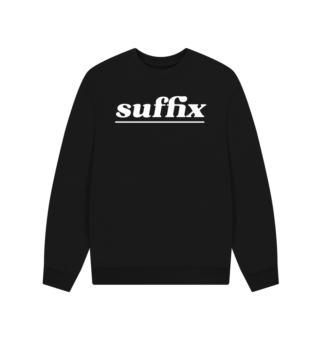 Black Printed Sweater