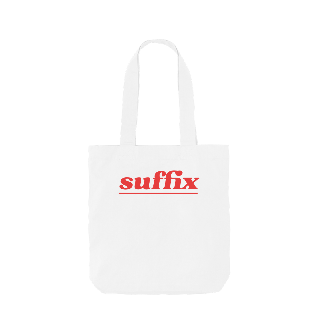 White Logo Tote