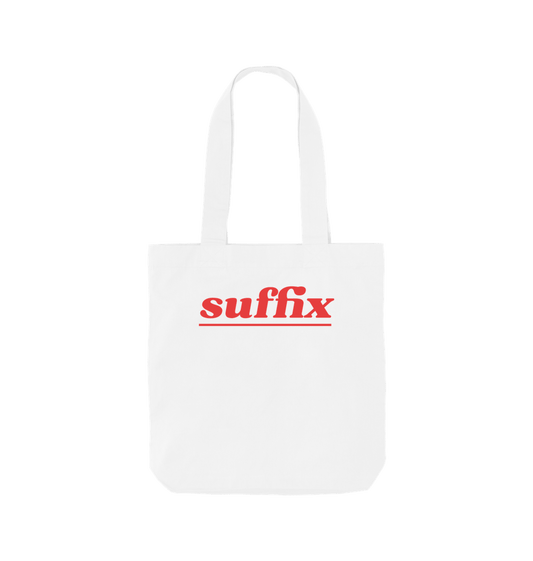 White Logo Tote