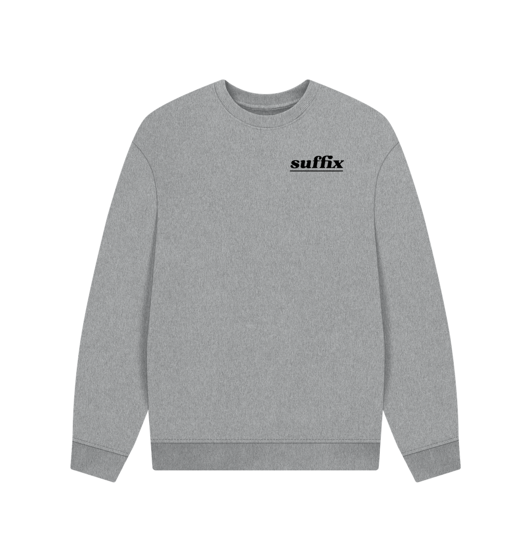 Athletic Grey Printed Sweater