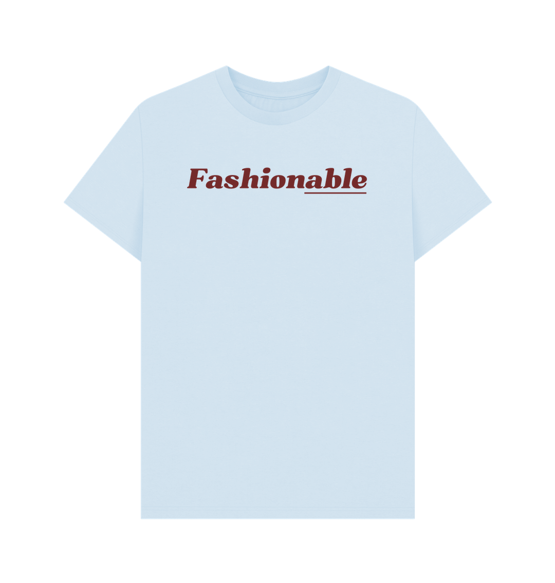 Sky Blue Printed T-shirt